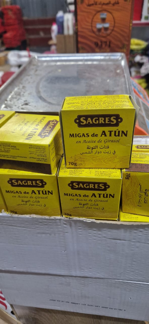 Sagres Miettes de Thon à l’Huile de Tournesol – 70g
