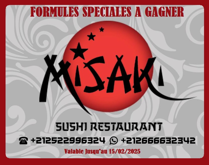 Formules spéciales à gagner chez Misaki