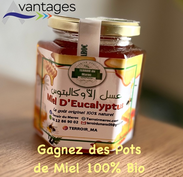 Tombola : Pots de Miel 100% Bio à gagner