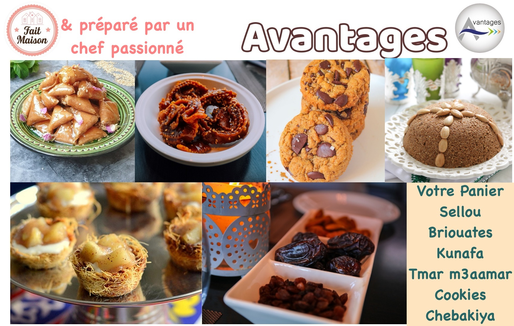 Tombola : Coffret Gateaux Marocains Beldi