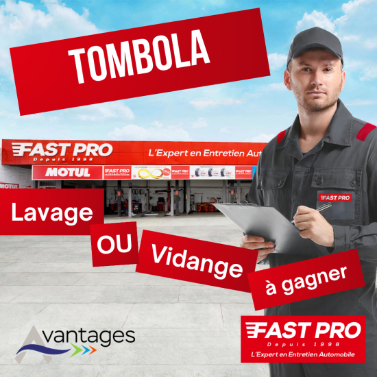 Tombola : Plusieurs lavages et vidanges à gagner