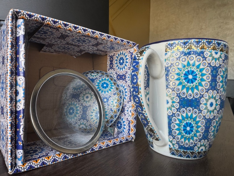 Le Mug Premium Marocain (avec couvercle + filtre infusion