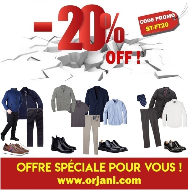 Remise supplémentaire de 20 % sur tous les article du site