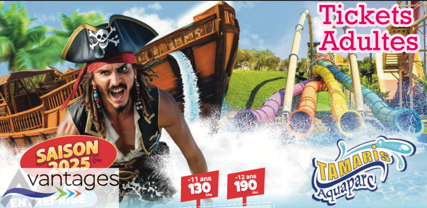 Ticket adulte Tamaris Aquaparc
